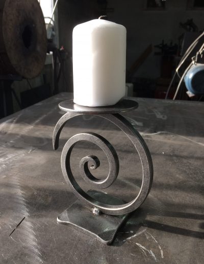 Spiral Pillar Candle Holder